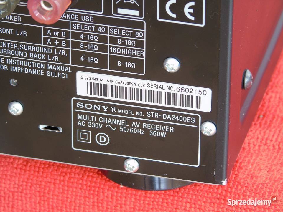 Amplituner Sony STRDA2400ES HDMi WYSYŁKA Jasło