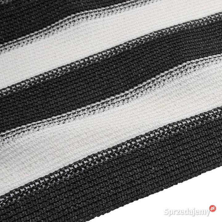 Siatka cieniująca antracytowobiała 15x50 m HDPE Warszawa sprzedam