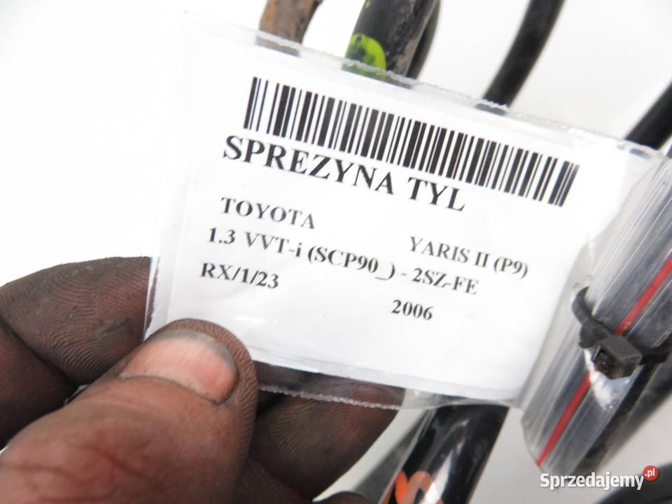 SPRĘŻYNY TYŁ TOYOTA YARIS II P9