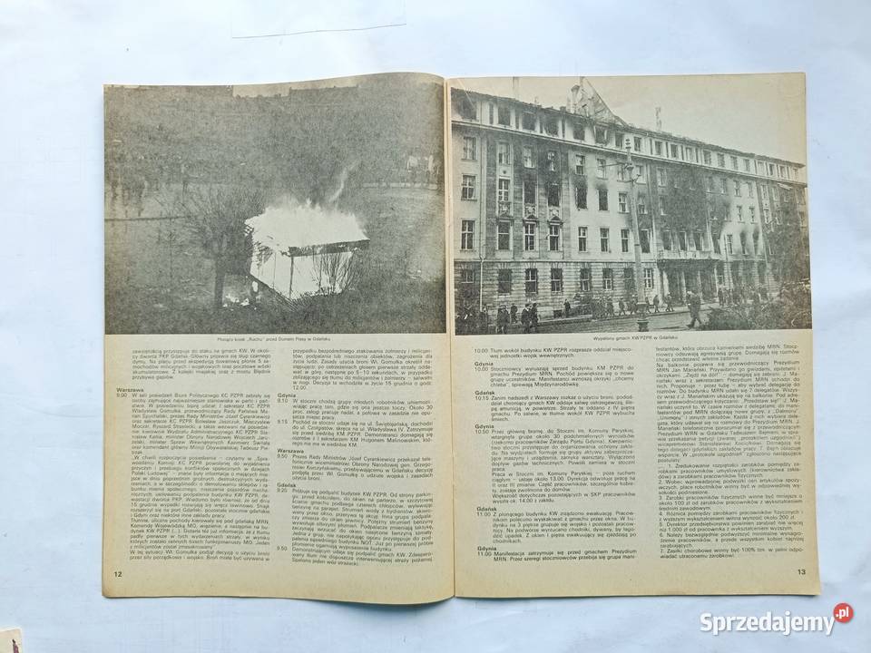 Grudzień 1970r przebieg wydarzeń na Wybrzeżu