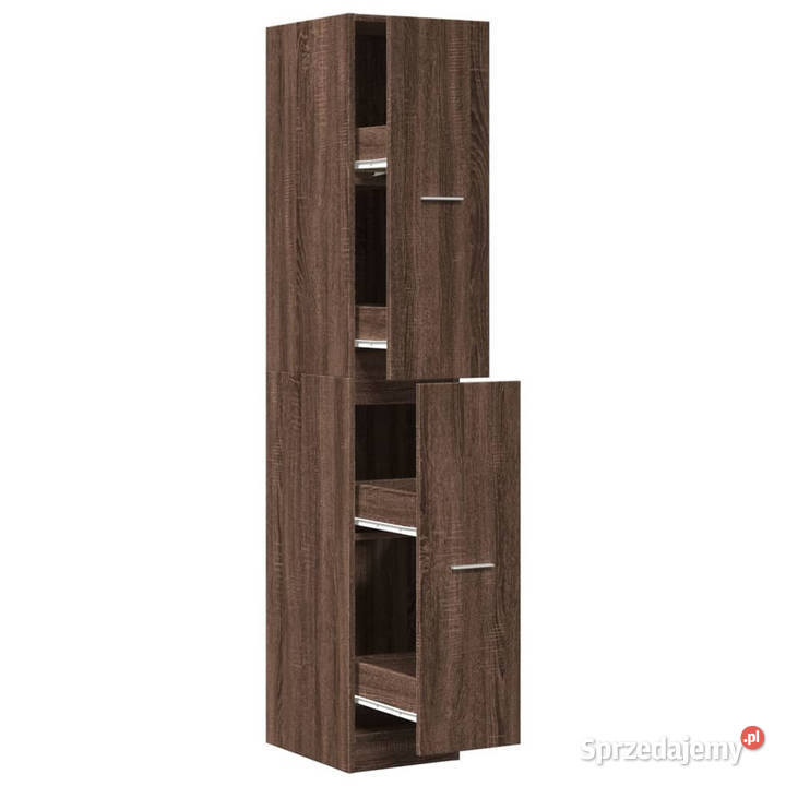 Szafka apteczna brązowy dąb 30x41x1745 WM3309633 mazowieckie Warszawa