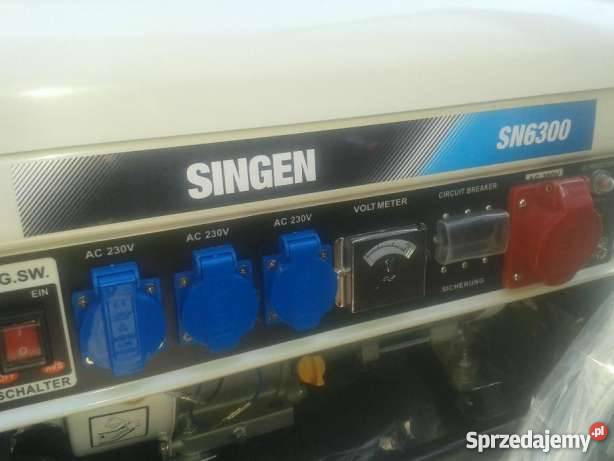 AGREGAT PRĄDOTWÓRZY SINGEN SN 6300 Czarna sprzedam