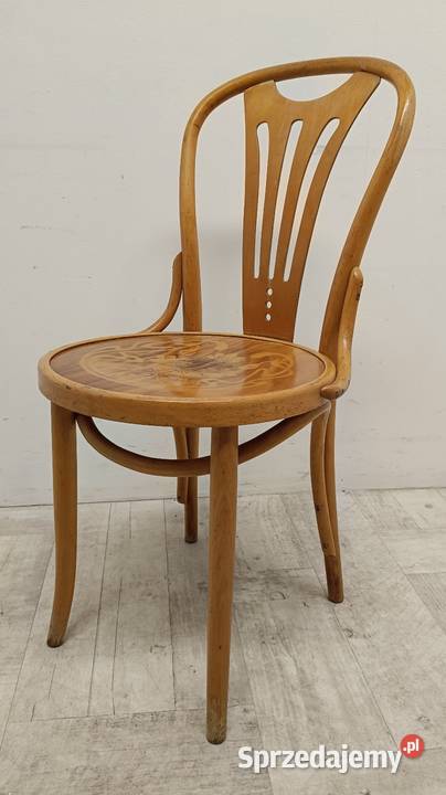 krzesło gięte model Thonet drewno buk gięty Radomsko