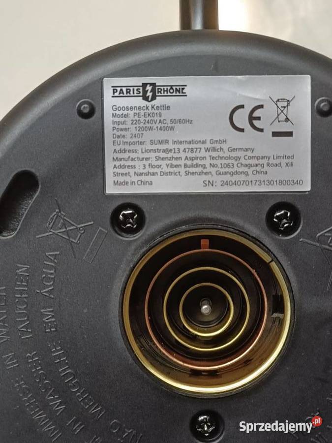 PARIS RHNE Czajnik z gęsią szyją 09L mazowieckie Radom