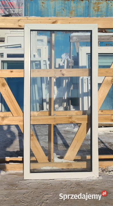 OKNA KacprzaK Witryna 74x151 FIX Używany PCV Lublin
