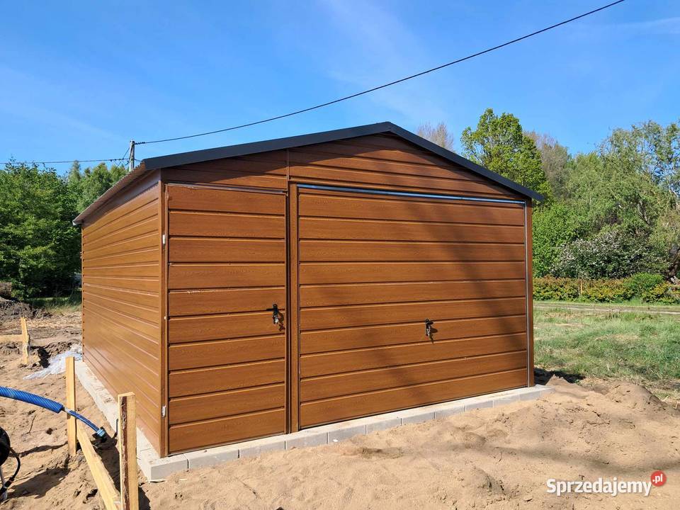 Garaż blaszany 4x5 Brama DRZWI Producent SZYBKA Wrocław