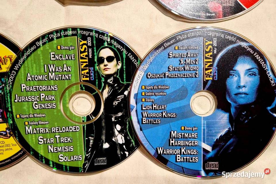 Fantasy Czasopismo Zestaw 8 płyt Biała Podlaska