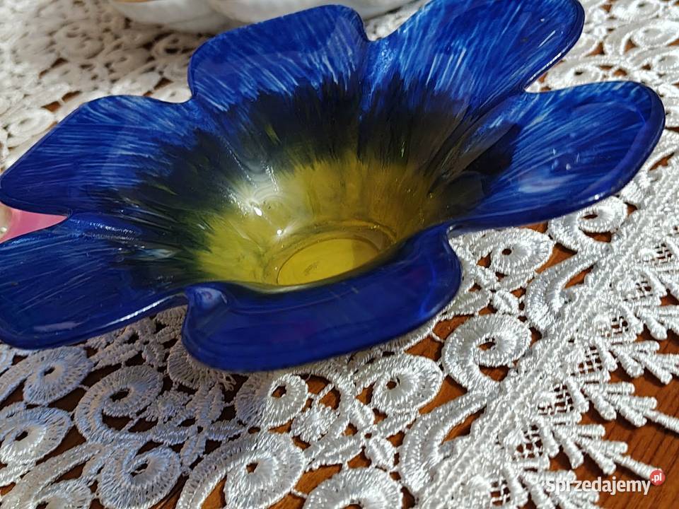 Świecznik szkło vintage sprzedam