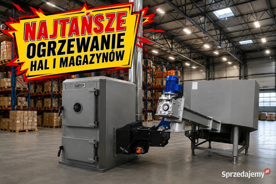 Nagrzewnica powietrza 40 kW na biomasę Piec do Kotły i Piece CO łódzkie Łódź