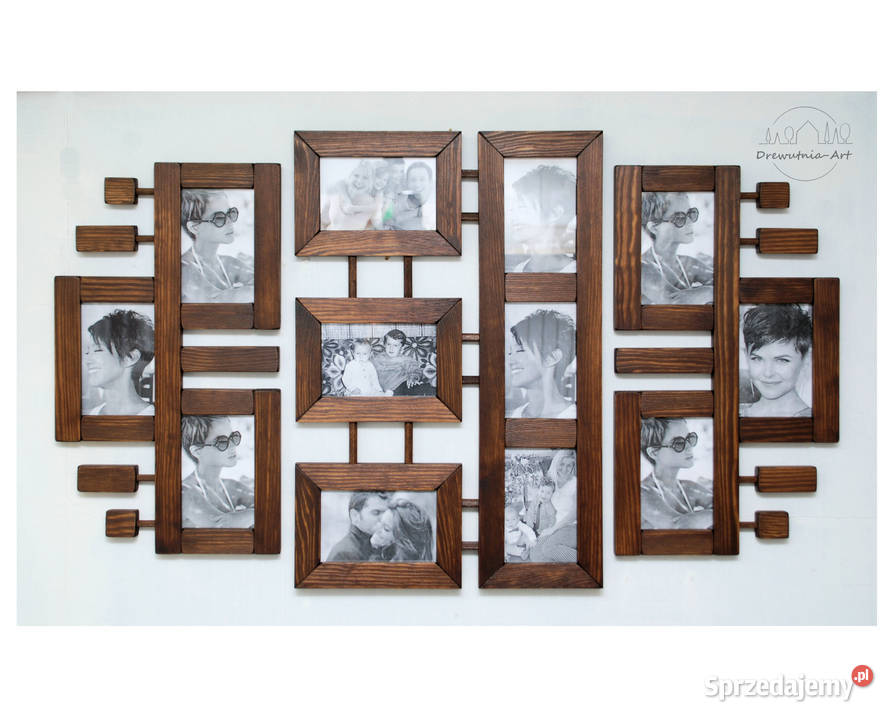 Galeria Multirama z drewna Ramka na zdjęcia Foto Gdańsk