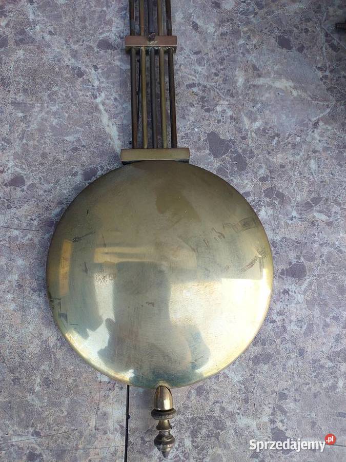 169 Zestaw mechanizm starego zegara ściennego Antyki Tczew