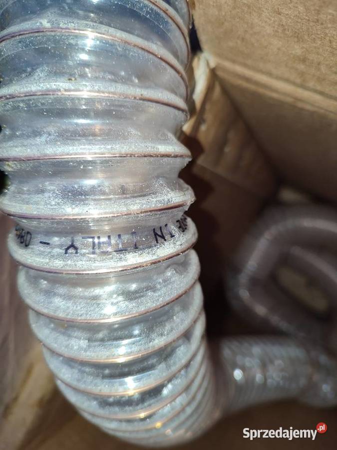 Rura plastikowa silikonowa fi 60 odciąg trocin Witkowice sprzedam