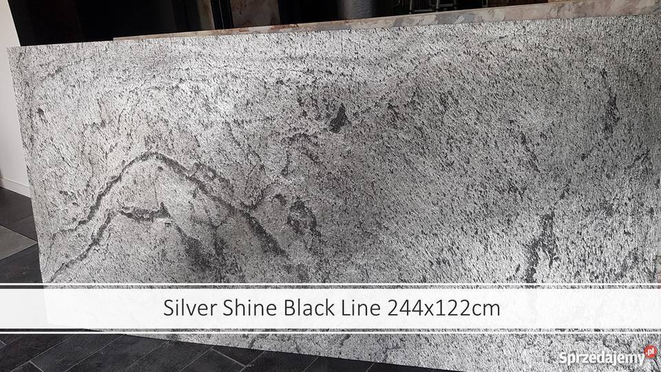 Fornir kamienny Silver Shine DARK na ścianę wewnętrzne Dom i Ogród Wrocław