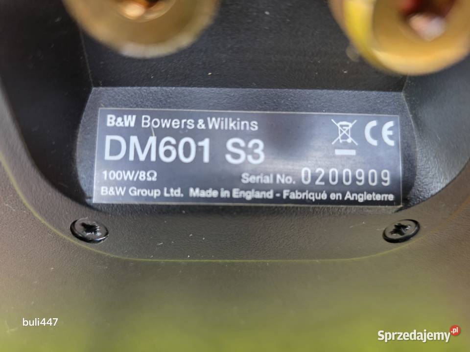 głośniki bw dm601 s3 Słuchawki i głośniki Chełm Śląski sprzedam