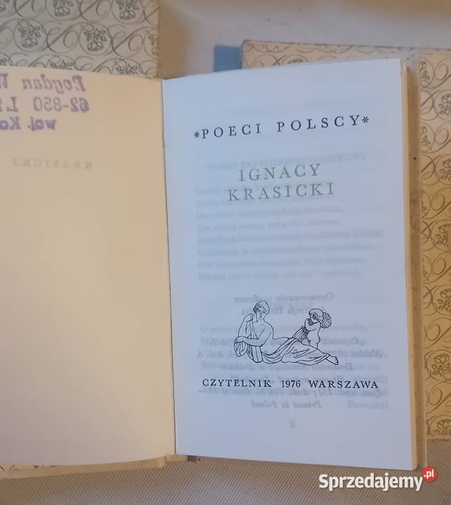 Zestaw 9 książek miniaturek z serii Poeci Polscy Koźminek