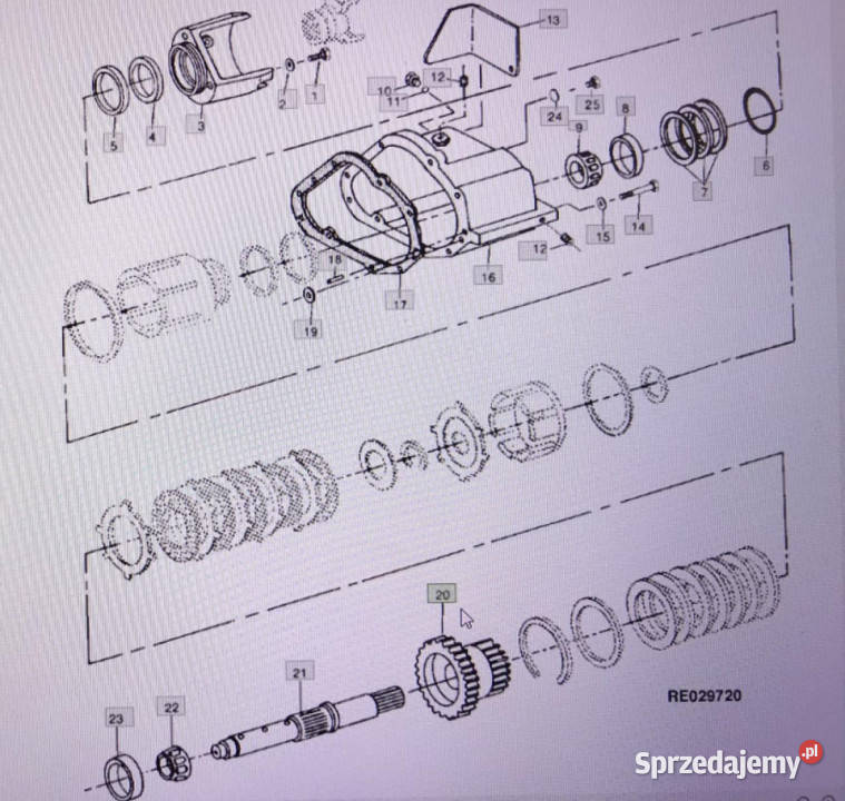 John Deere R81379RE81380biegJohn Deere Jastrzębniki