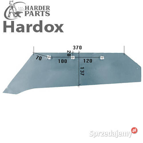 Lemiesz 300hektarów HARDOX SS1150L części do nieuszkodzony Suwałki