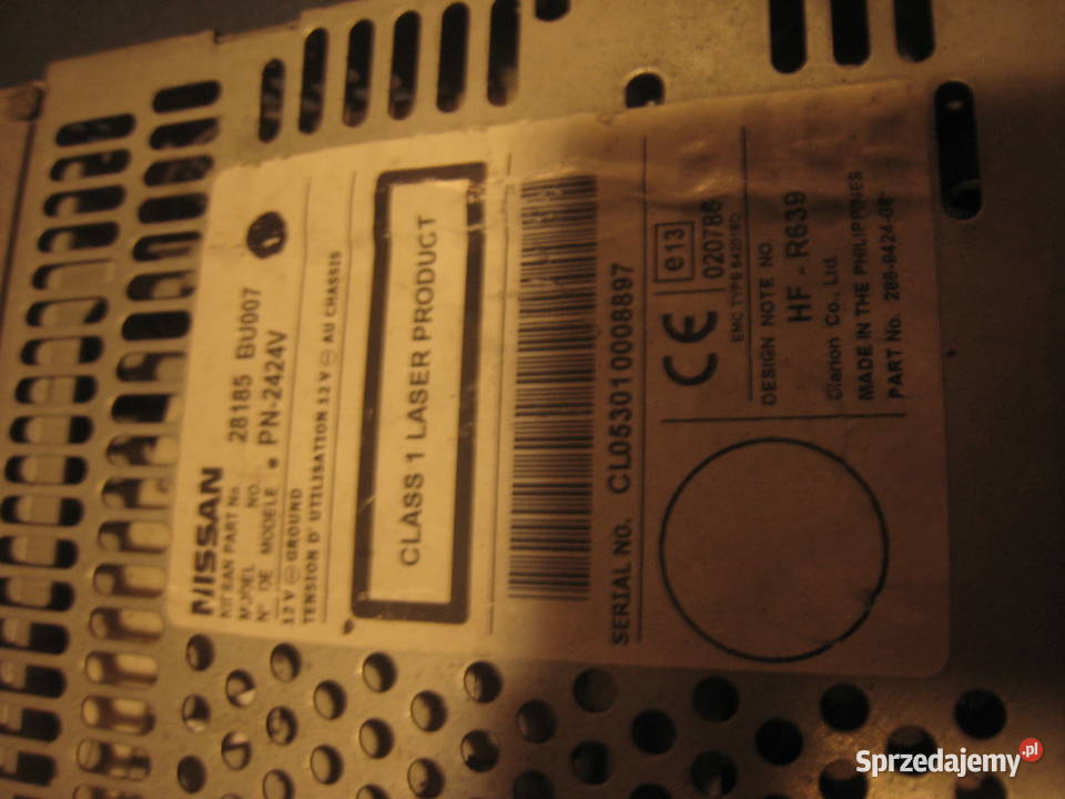 Radio oryginalne CD Nissan Almera N16 tino Kraków