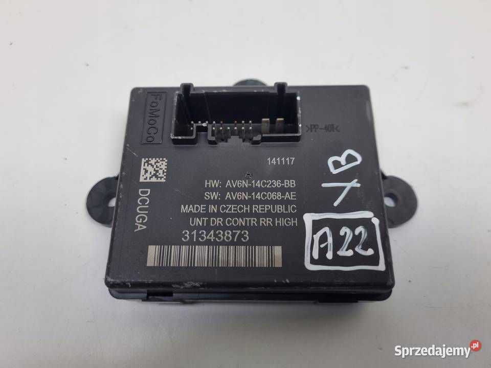 Volvo VOLVO V60 I S60 II lift MODUŁ DRZWI lewy Chełm