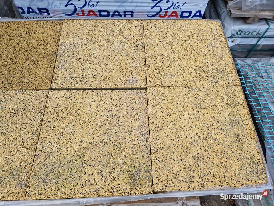 Płytka Chodnikowa 40x40x5 Lux Bursztyn Kostka mazowieckie