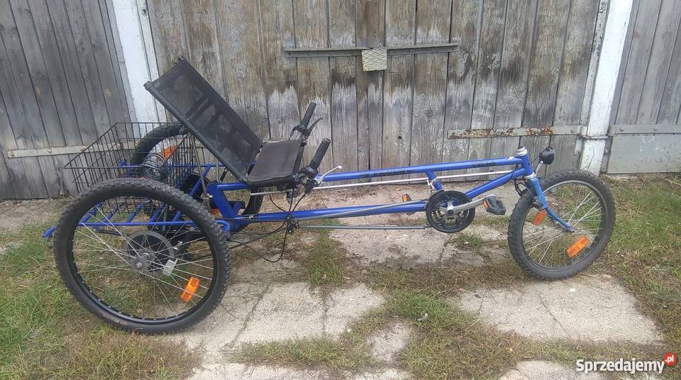 Rower poziomy Draisin Trio JEDYNY TAKI Pozostałe Ostrołęka