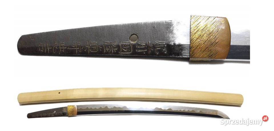 Zabytkowe Nihonto Wakizashi TADAYOSHI około 1660 Antyki opolskie Opole sprzedam