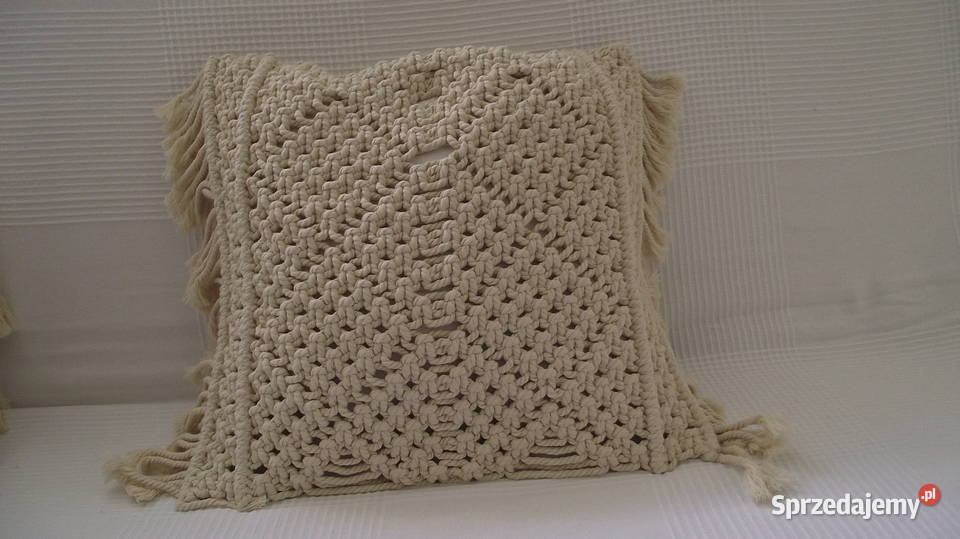 Poszewka makrama