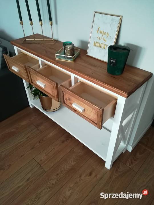 Konsola drewniana