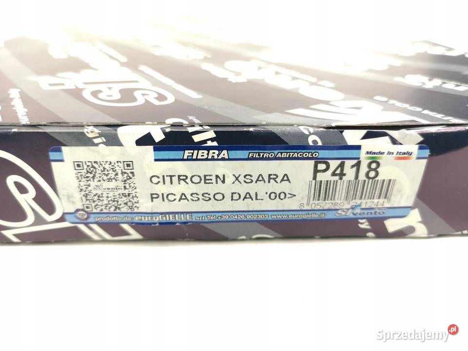 FILTR KABINOWY SIVENTO CITROEN XSARA PICASSO