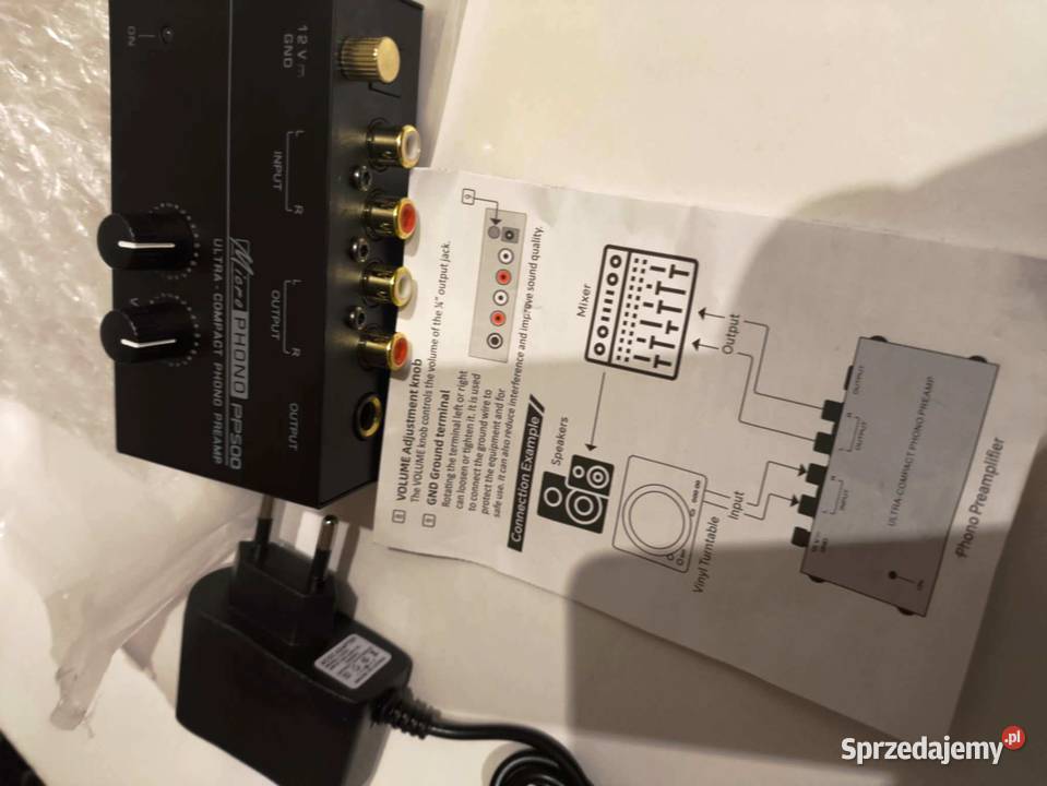 Przedwzmacniacz gramofonowy PP500 Gramofony małopolskie sprzedam