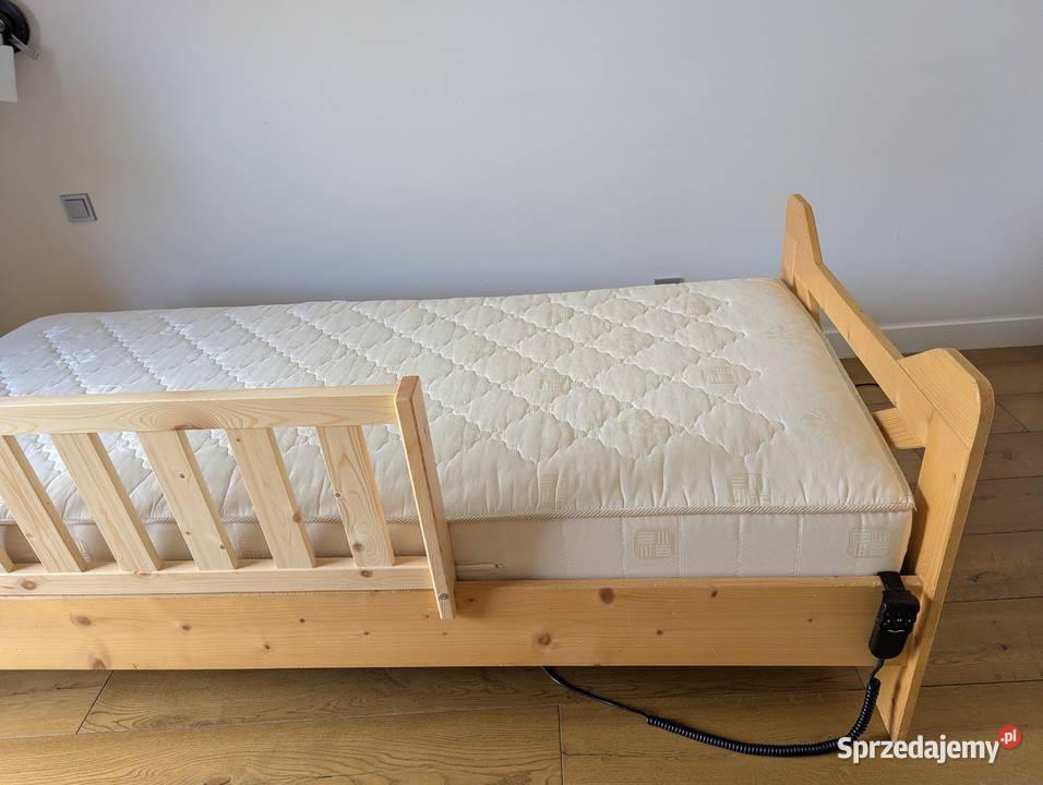 łózko z pilotem 3 możliwości ustawień i