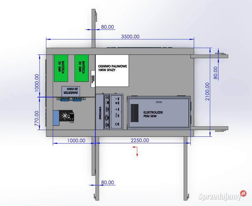 Wodorowy magazyn energii H2 ALLINONE sprzedam