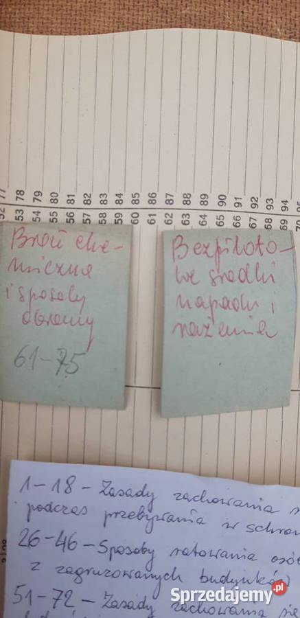 Slajdy przeżrocza atak biologiczny Militaria Warszawa