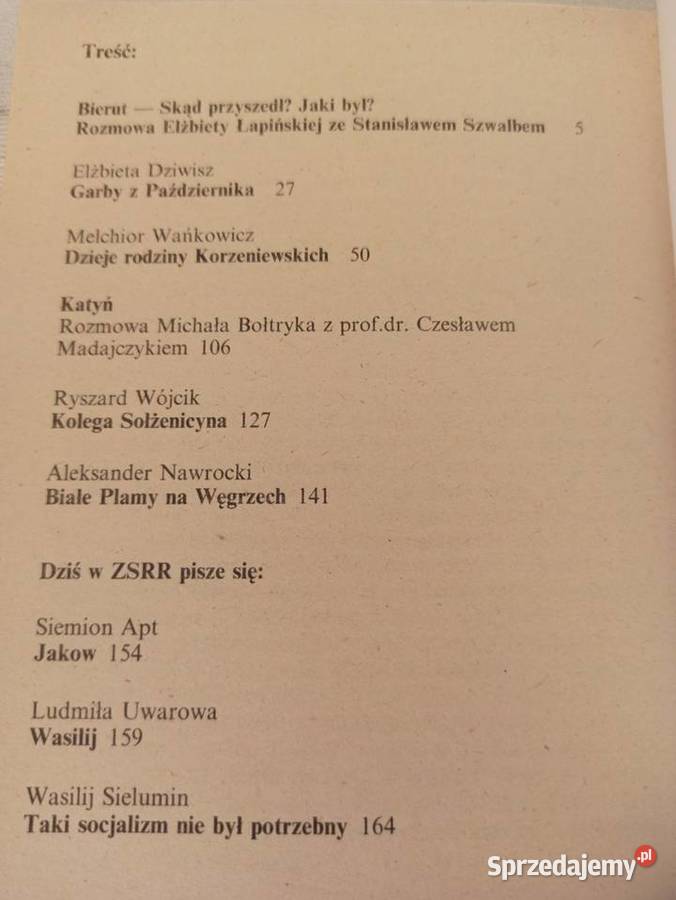 Białe plamy Reporterska Aukcja Zdarzeń 4 1989 Bielsko-Biała