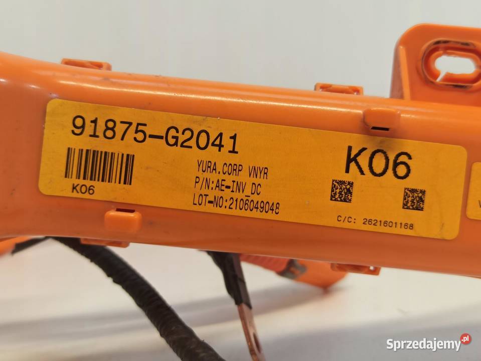 KABEL PRZEWÓD HYUNDAI IONIQ HYBRYDA 91875G2041