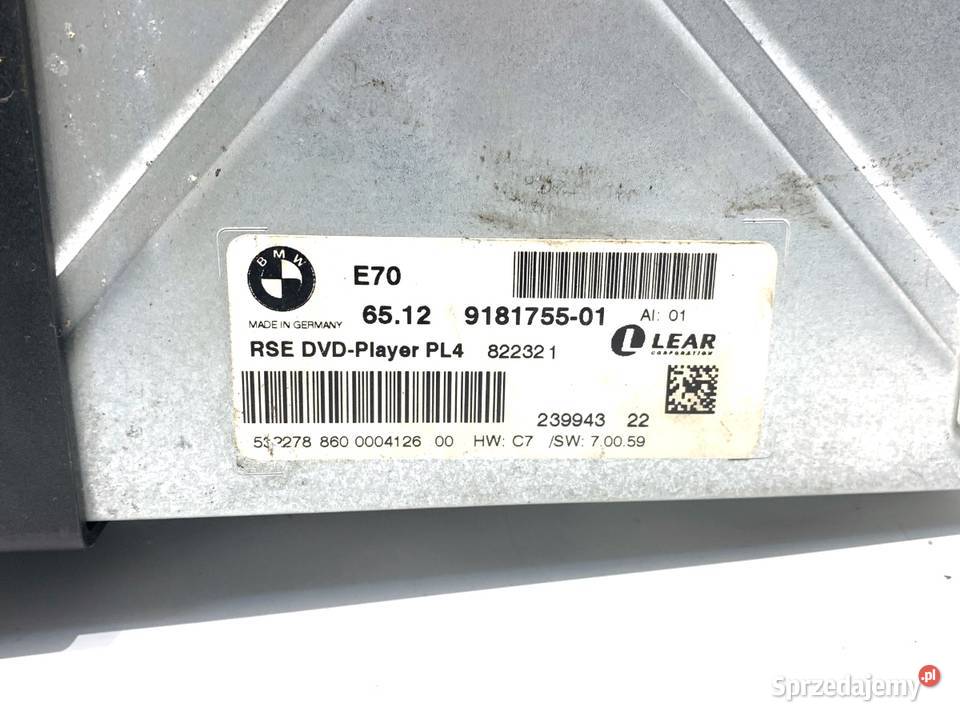 ZMIENIARKA CD BMW E71 0714 9181755 NAPĘD CZYTNIK