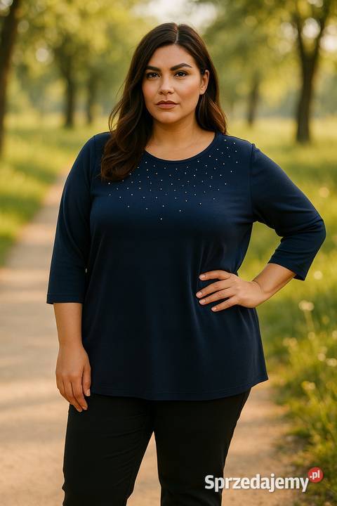 Bluzka damska bawełna cekonowy wzór 4446 biust Pątnów sprzedam