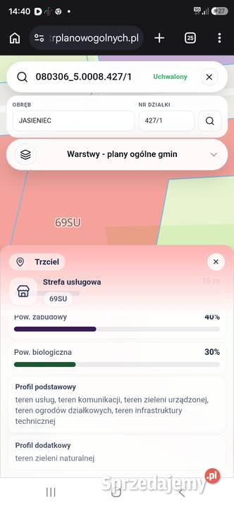 Działka Inwestycyjna 176 ha DK92 Ogrodzona Prąd Trzciel