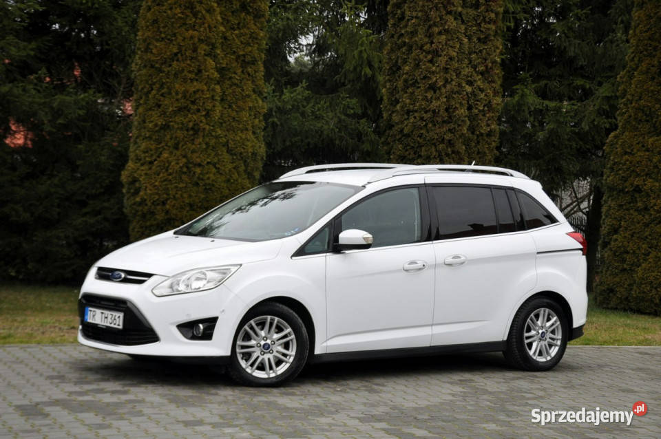 Ford Grand C 20TDCI163LiftNaviKameraKeyless biały mazowieckie Ostrów Mazowiecka