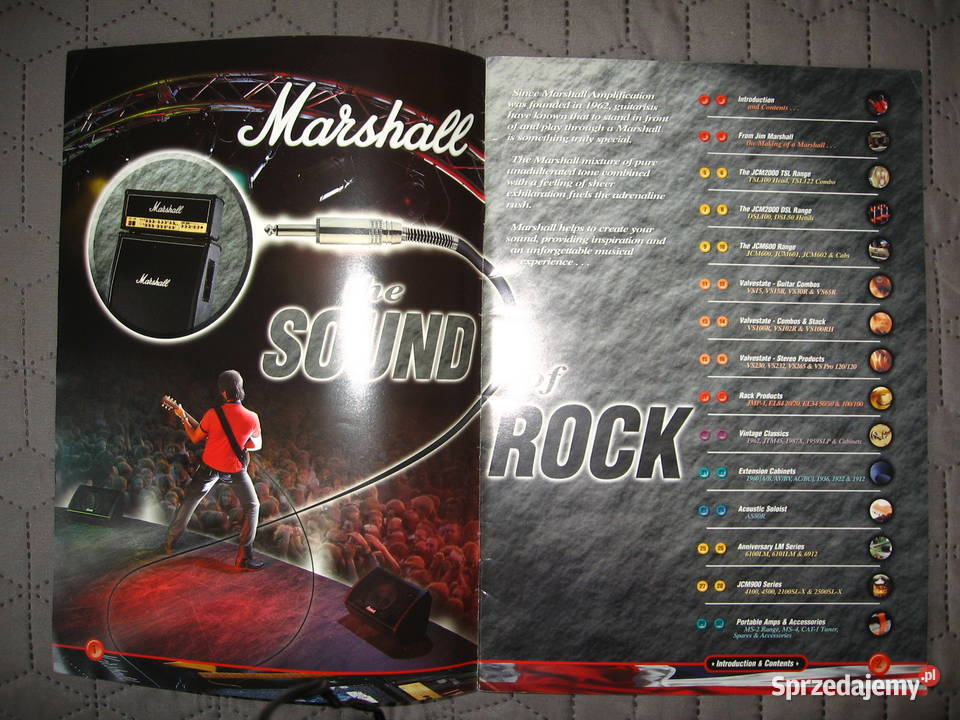 Marshall Amps 1998 Guitar Products Catalog Kępice