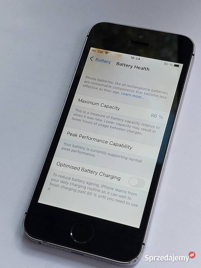 iPhone SE 2016 32GB 86 baterii Śrebny Warszawa