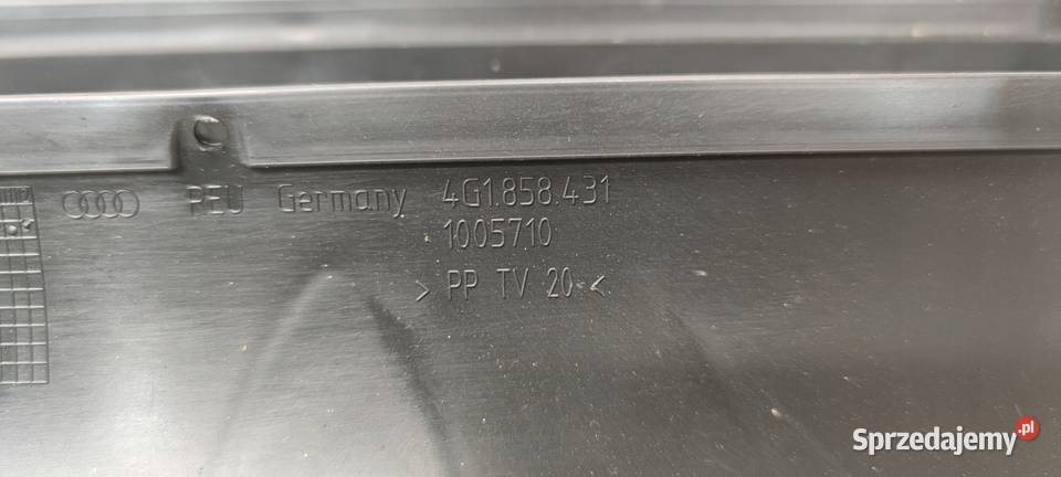 KANAŁ POWIETRZNY TUNEL AUDI A6 C7 4G1858431 osobowe Przystajń