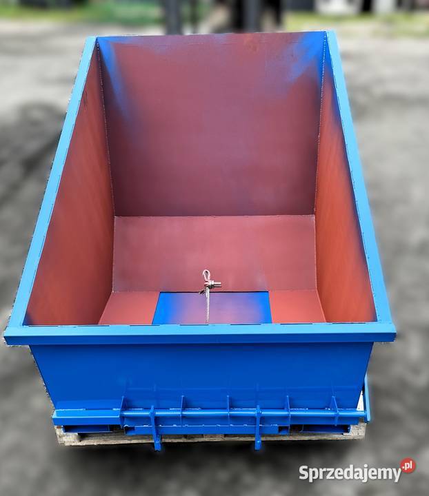 Kontener z otwieranym dnem 1 m3 kontener łódzkie Niedrzew Pierwszy