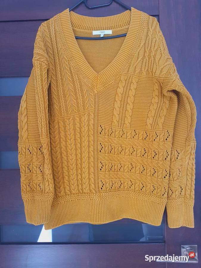nowy sweter bawełniany Next M żółty/złoty Gdańsk sprzedam