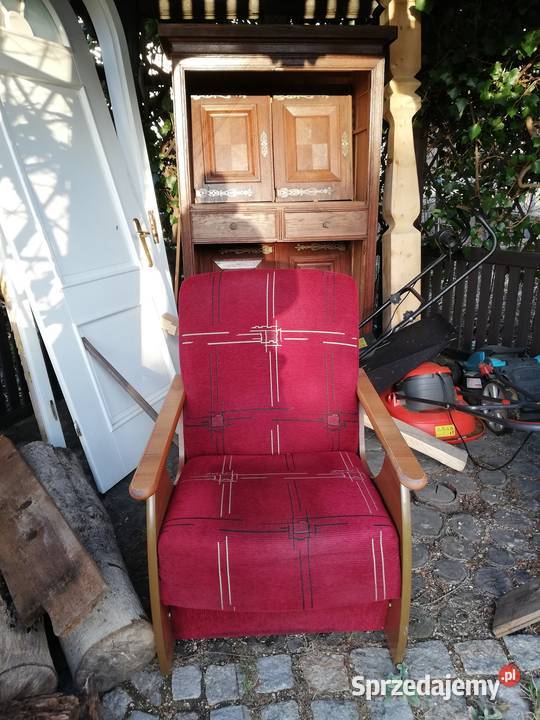 fotel przełom lat 50dziesiątych Jelenia Góra