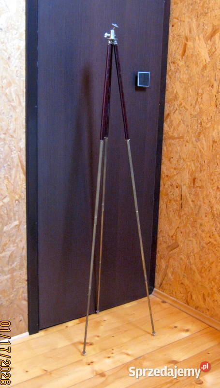 Trójnóg statyw mosiężny składany staroć Breslau Kraków