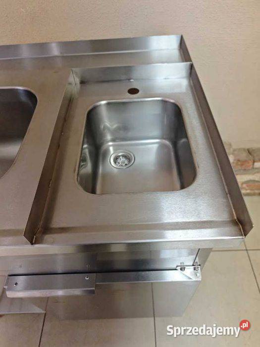 Zlew gastronomiczny 2komorowy 90x70x90h z szafką śląskie Góra