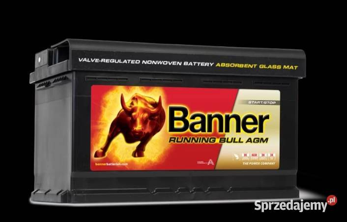 Akumulator Banner Running Bull AGM 80Ah 800A Wrocław