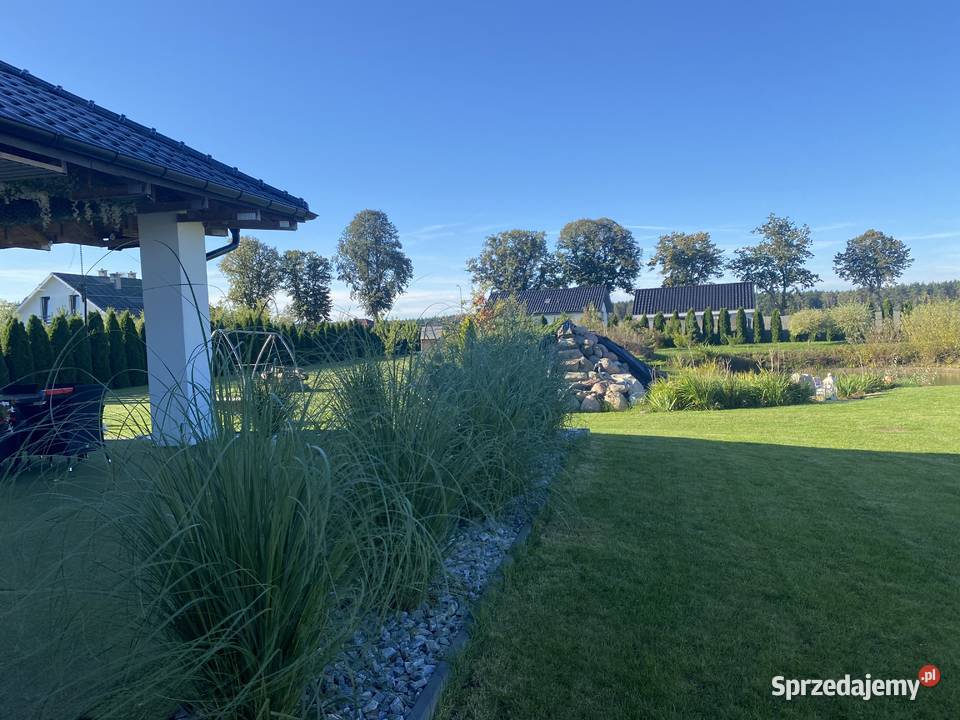 Dom jednorodzinny ze stawem na dużej działce Skoki