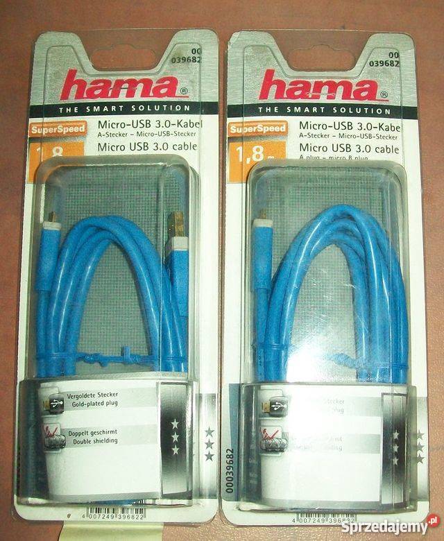 KABEL MICRO USB 30 TYP A TYP MICRO B 18m HAMA 2 Poznań